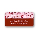 Doodles -- Valentine's Day Address Label