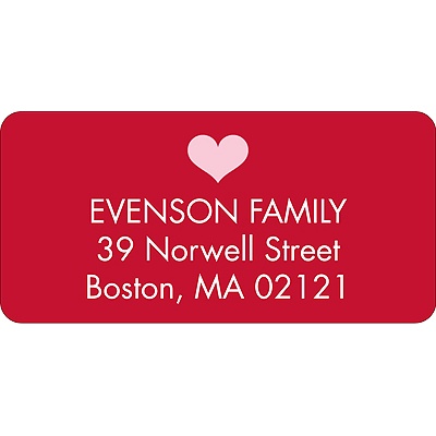 Sweetheart -- Valentine's Day Address Label