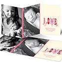 Fancy Love -- Pink Photo Valentine's Day Card
