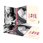 Fancy Love -- Pink Photo Valentine's Day Card