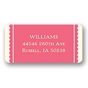 Fancy Love -- Pink Valentine's Day Address Label