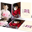 Fancy Love -- Purple Photo Valentine's Day Card