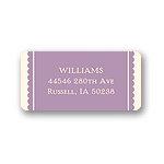 Fancy Love -- Purple Valentine's Day Address Label