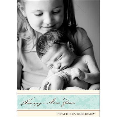 Soft Wishes -- Happy New Year Card
