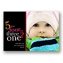 Countdown -- Pink Happy New Year Card