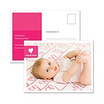 Hugs & Kisses -- Horizontal Photo Valentine's Day Postcard