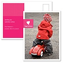 Hugs & Kisses -- Vertical Photo Valentine's Day Postcard