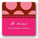 Subtle Love -- Valentine's Day Gift Tag Sticker