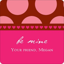 Subtle Love -- Valentine's Day Personalized Stickers