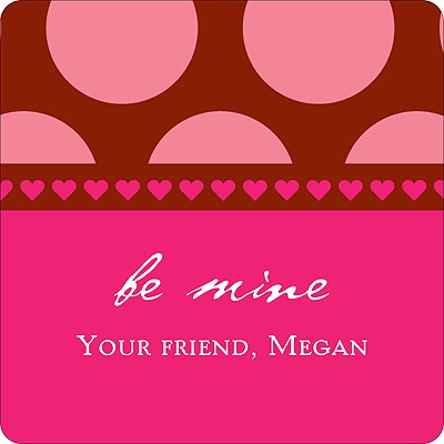 Subtle Love -- Valentine's Day Personalized Stickers