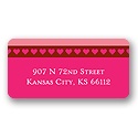 Subtle Love -- Valentine's Day Address Label