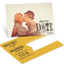 Fancy -- Save the Date Postcard