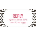 Divine Damask -- Wedding Address Labels