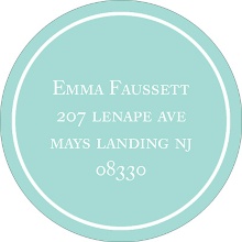 Tying the Knot -- Address Label
