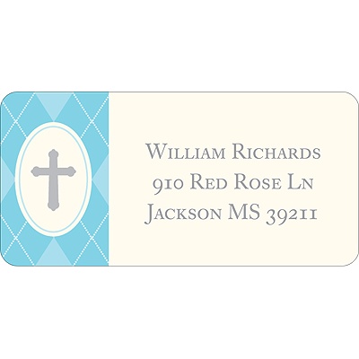 THE GOLDEN TICKET -- BOY PHOTO BIRTH ANNOUNCEMENT, 2in. x 4in. Folded Holiday Card