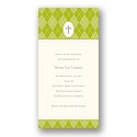 Faith -- Green Baptism Invitation