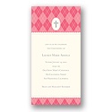 Faith -- Pink Baptism Invitation