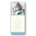 Simplicity -- Blue Baptism Invitation