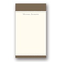 Simplicity -- Brown Personalized  Note Card