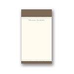 Simplicity -- Brown Personalized  Note Cards