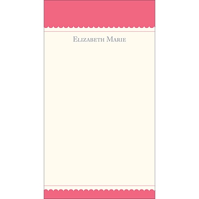 Simplicity -- Pink Personalized  Note Cards