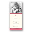 Simplicity -- Pink Baptism Invitation
