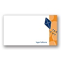 Time to Soar -- Blue Personalized Note Card
