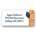 Time to Soar -- Blue Address Label
