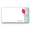 Time to Soar -- Red Personalized Note Card