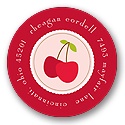 Cheery Cherries -- Address Label