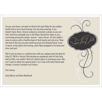 THE GOLDEN TICKET -- BOY PHOTO BIRTH ANNOUNCEMENT, 2in. x 4in. Folded Holiday Card