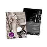 Stylish Design - Photo Graduation Invitations