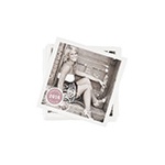 Flourish Stamp -- Personalized Graduation Napkins