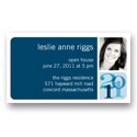 Classy Shapes -- Blue Profile Card