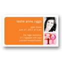 Classy Shapes -- Orange Profile Card