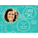 Sketches -- Aqua Thank You Card