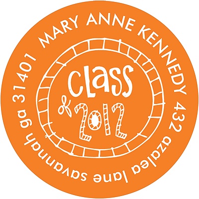 Sketches -- Orange Address Label
