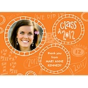Sketches -- Orange Thank You Card