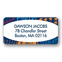Doodles of Fun -- Blue Address Label