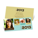 Matrix Effect -- Photo Graduation Invitation