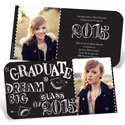 Doodles -- Photo Graduation Invitation