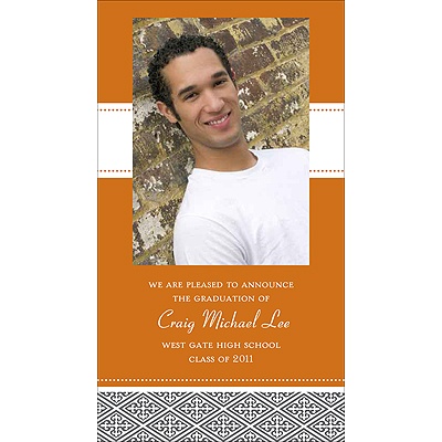 Wrap Around -- Photo Graduation Invitation