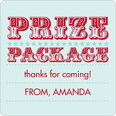 Top Prize -- Kids Birthday Favor Stickers