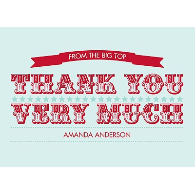 Show Stopper -- Thank You Card