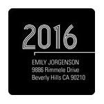 Striped Success -- Address Label
