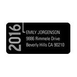 Striped Success -- Address Label
