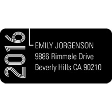 Striped Success -- Address Label