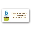 Sweet Sprinkles -- Blue Address Label