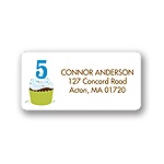 Sweet Sprinkles -- Blue Address Label