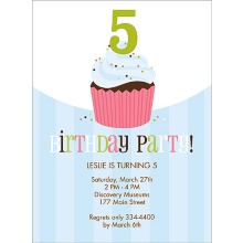 Sweet Sprinkles -- Pink Birthday Invitation